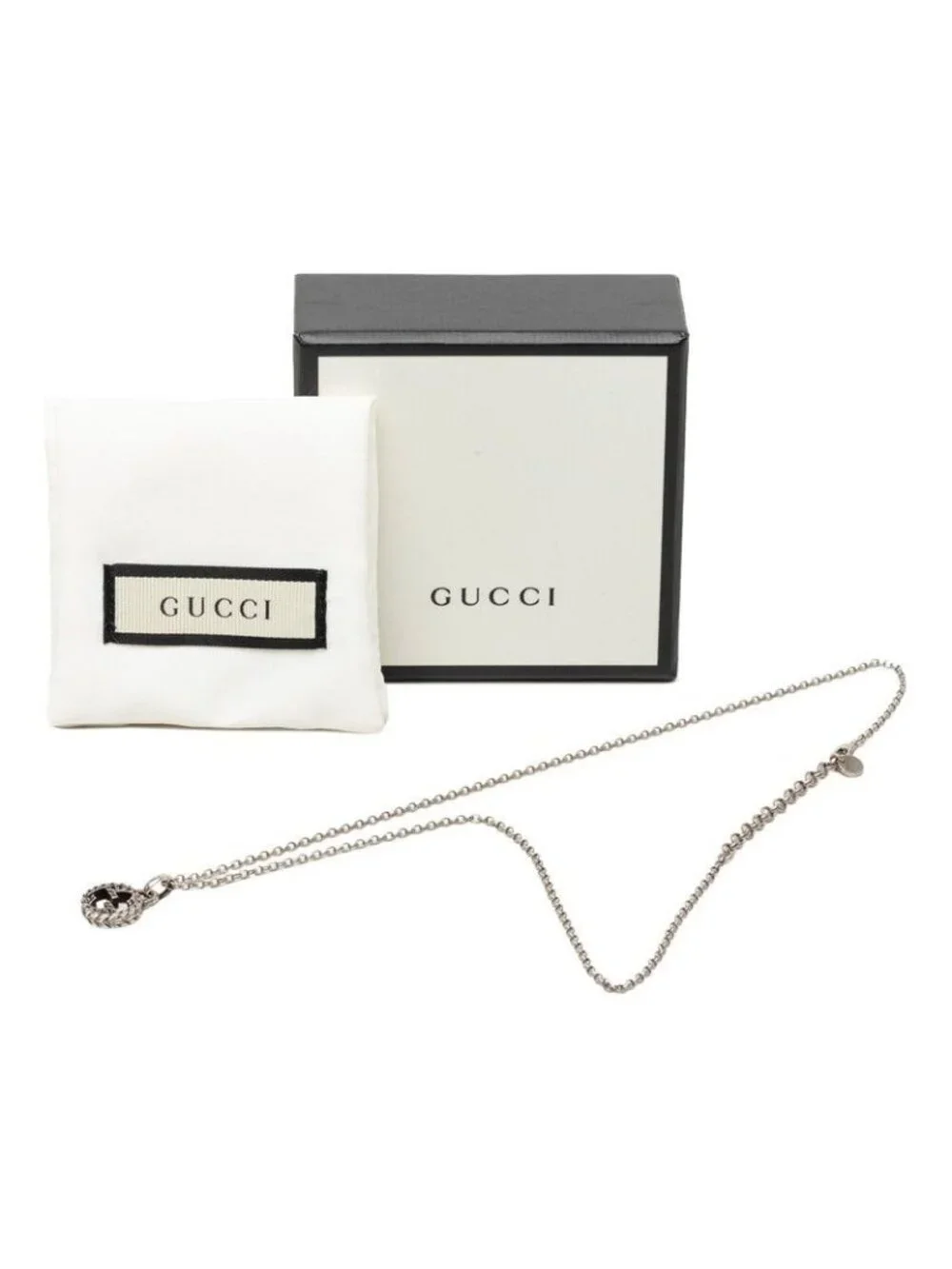 Gucci Interlocking G Necklace Silver